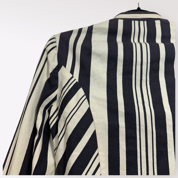 VTG 70s Eleanor Brenner ILGWU Dress Jacket 2 Piece 3/4 Striped Belt Posh Preppy - Picture 8 of 11